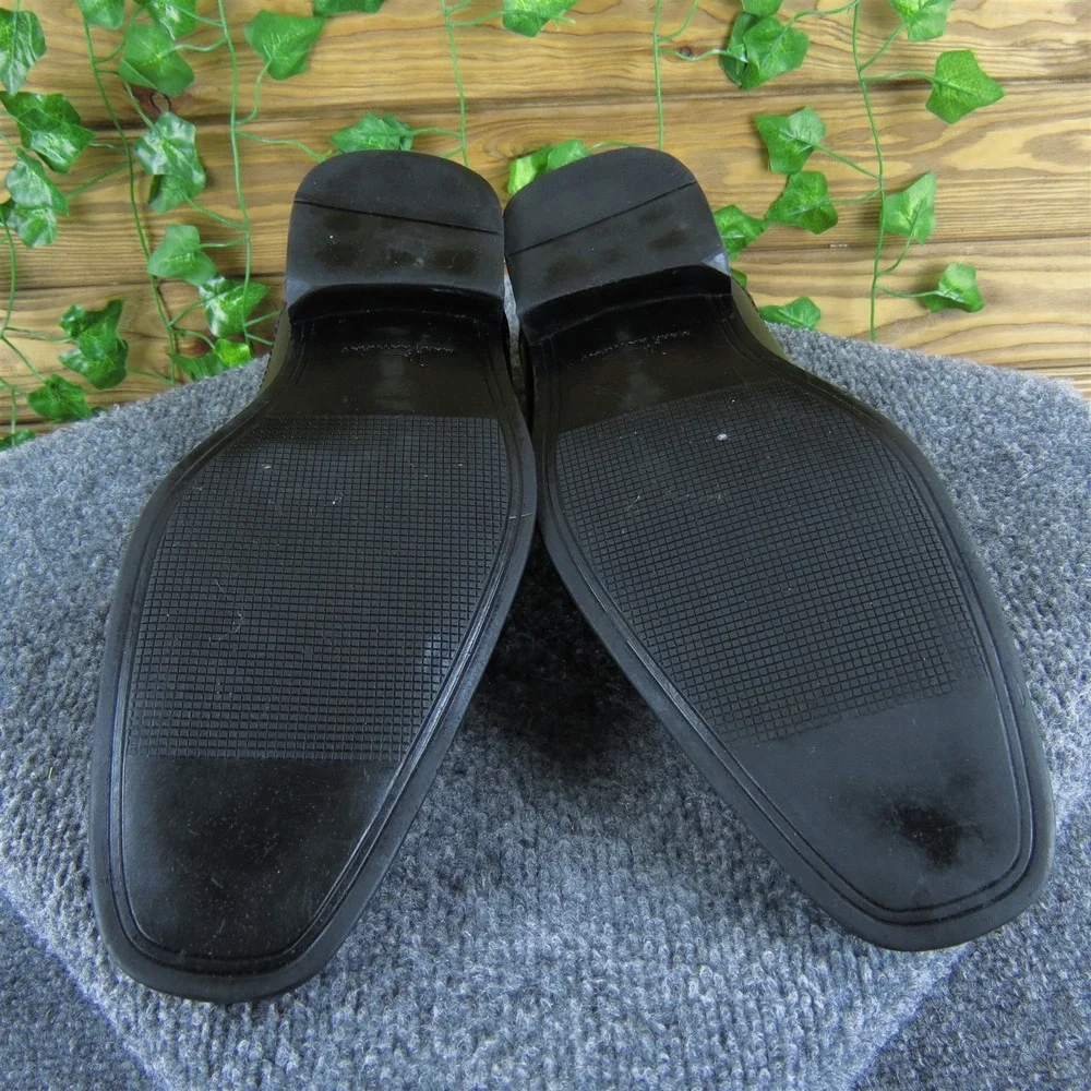 Marc Anthony Men's  Loafer Black Leather Size 12‎ Medium Gently Used 2025